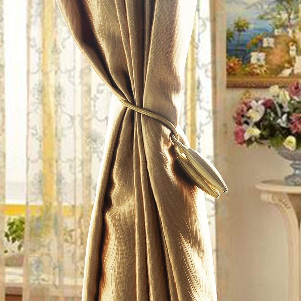 3 PAIRS x Twist Curtain Tieback Drapery Decorative holdback drape belt